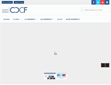 Tablet Screenshot of cdcf.com